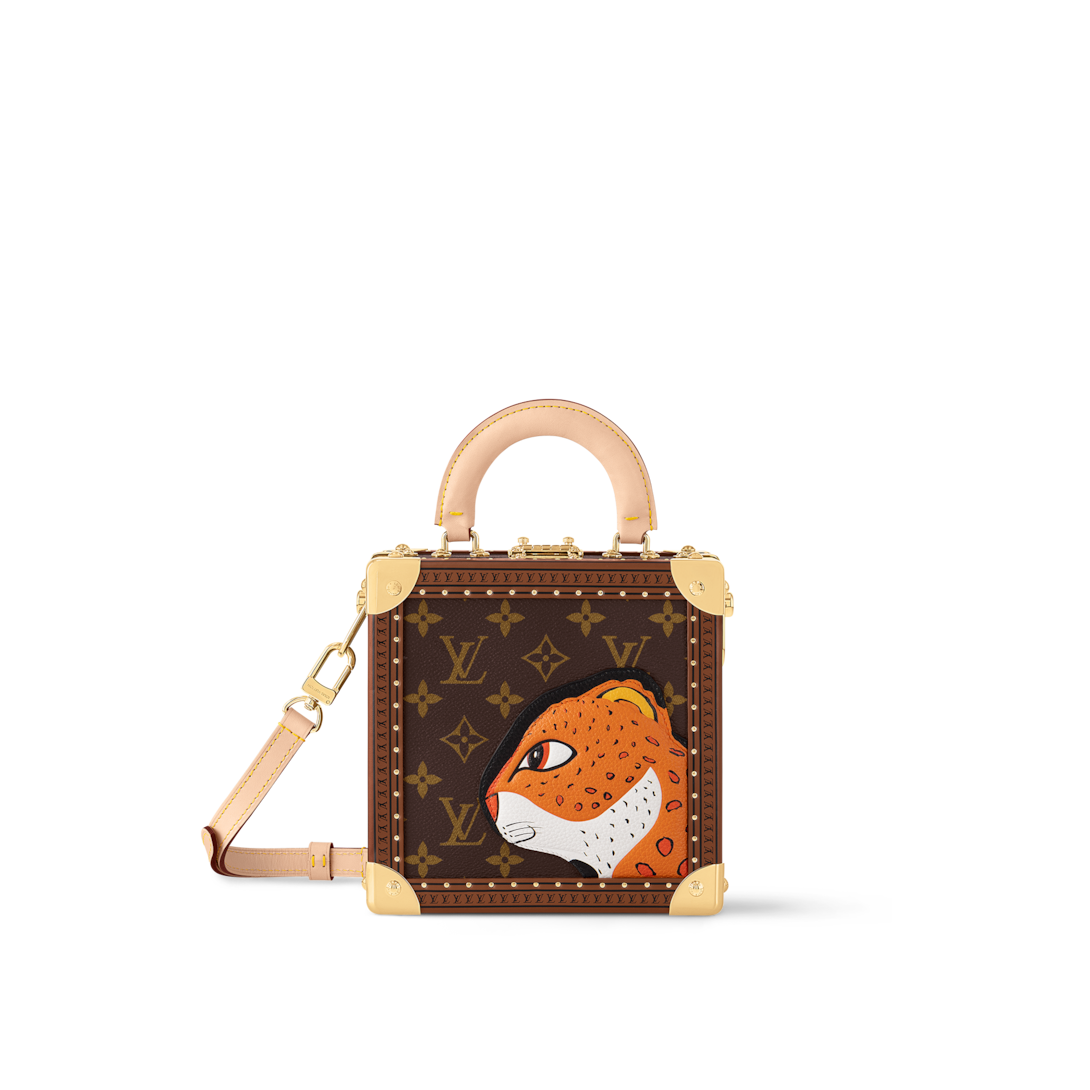 Mini Square Trunk Leopard Monogram Canvas - Hardsided | LOUIS VUITTON